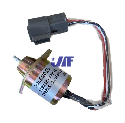 119233-77932 1503ES-12S5SUC12S Excavator Electrical Parts Yanmar Engine Fuel Shutoff Solenoid